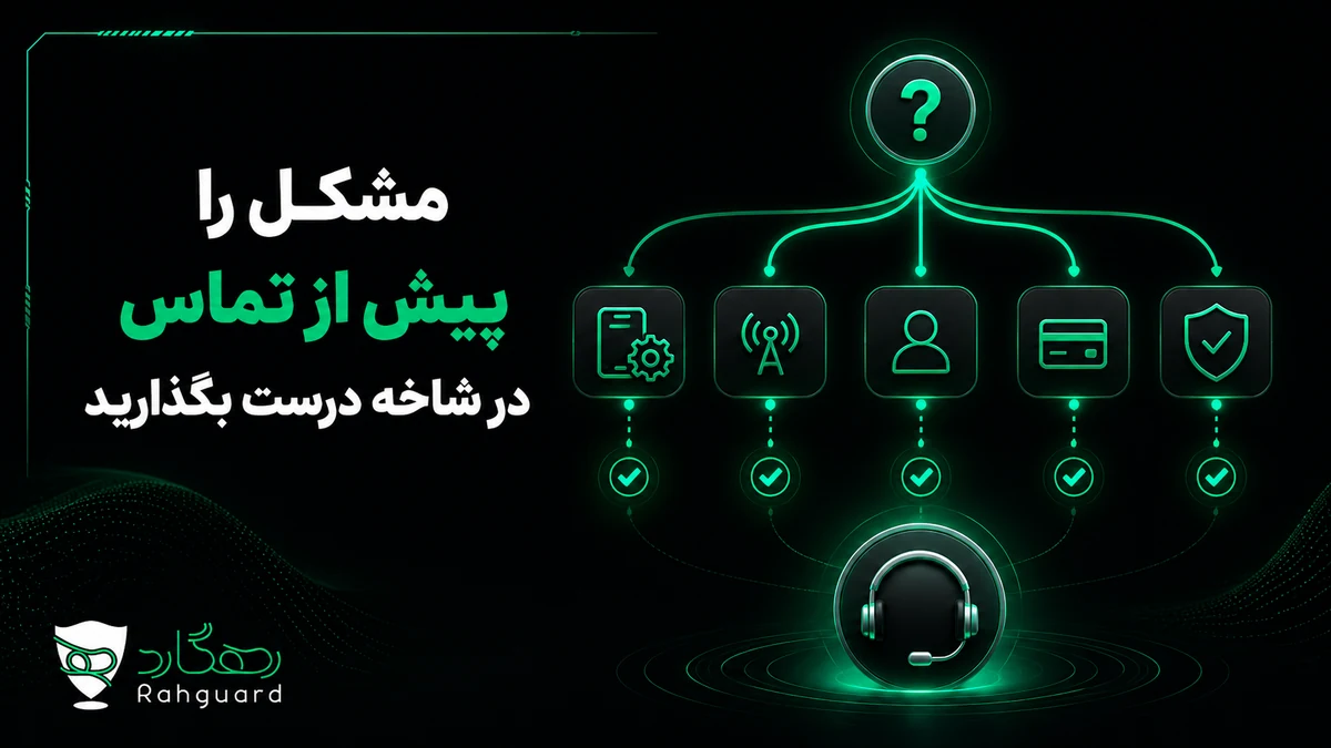 مشکل را پیش از تماس در شاخه درست بگذارید