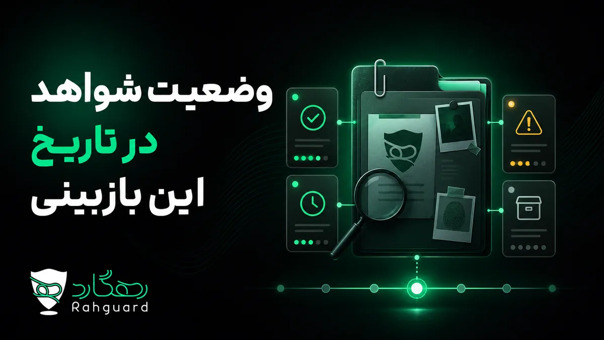 وضعیت شواهد در تاریخ این بازبینی