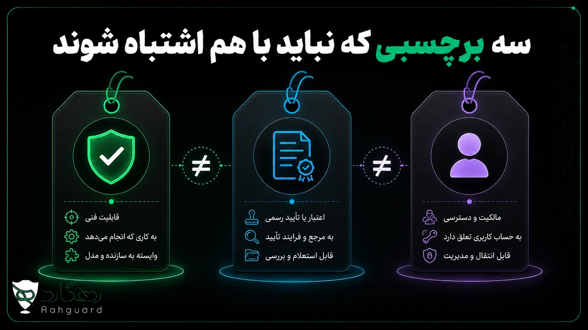 سه برچسبی که نباید با هم اشتباه شوند