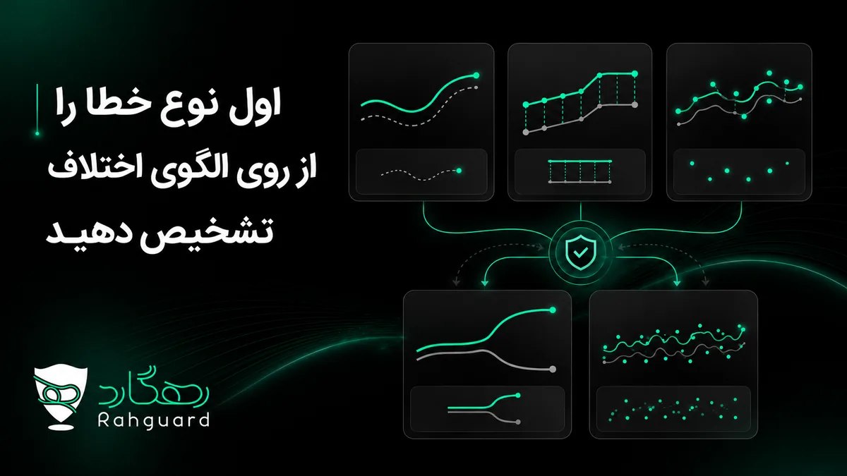 اول نوع خطا را از روی الگوی اختلاف تشخیص دهید