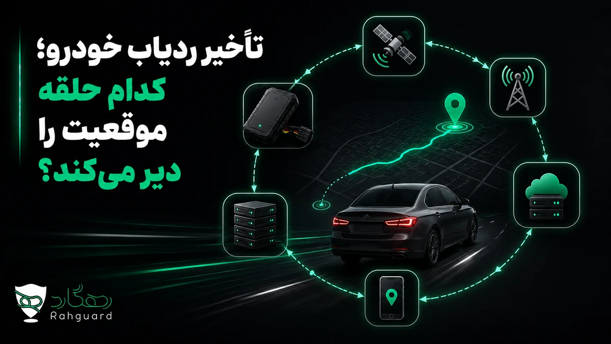 تصویر مقاله تأخیر ردیاب خودرو؛ کدام حلقه موقعیت را دیر می‌کند؟