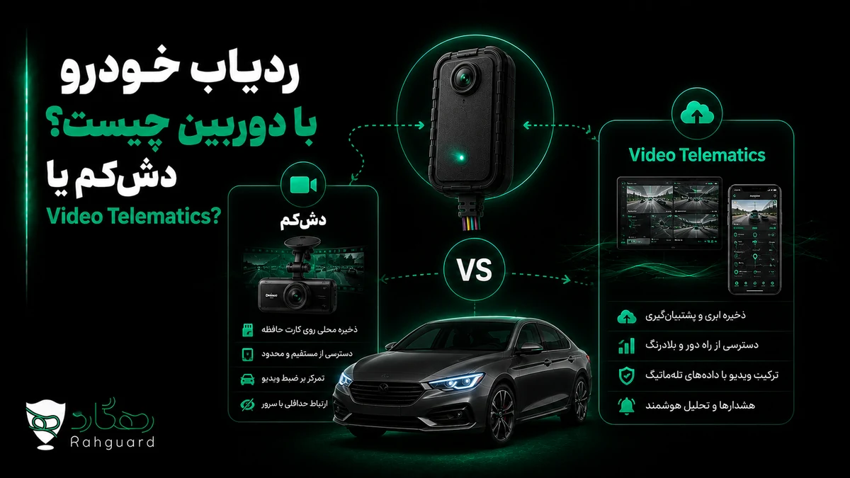 تصویر مقاله ردیاب خودرو با دوربین چیست؟ دش‌کم یا Video Telematics؟