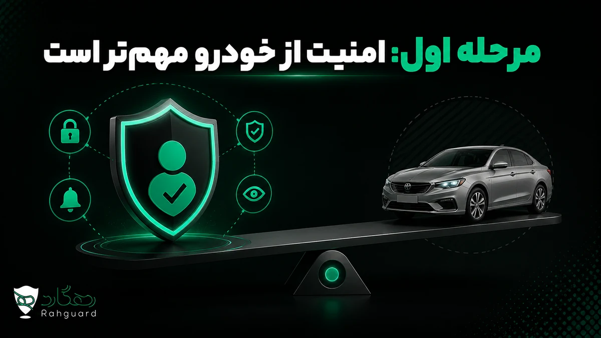 مرحله اول: امنیت از خودرو مهمتر است