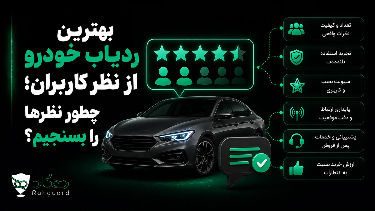 تصویر مقاله بهترین ردیاب خودرو از نظر کاربران؛ چطور نظرها را بسنجیم؟