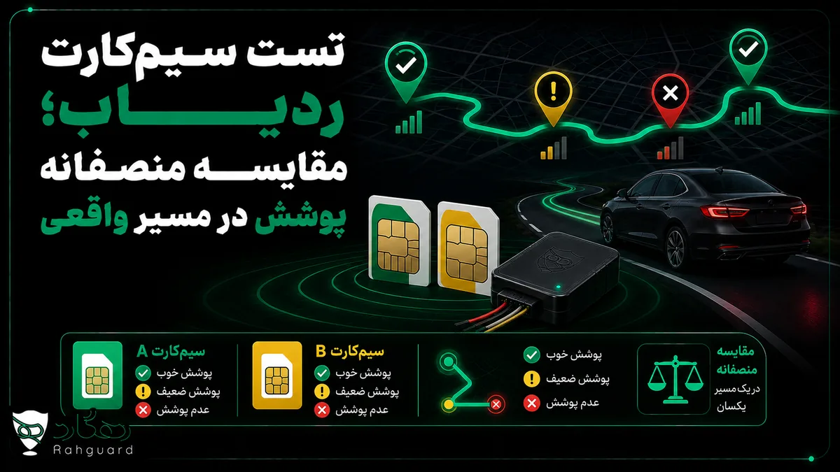 تصویر شاخص مقاله تست سیم‌کارت ردیاب؛ مقایسه منصفانه پوشش در مسیر واقعی
