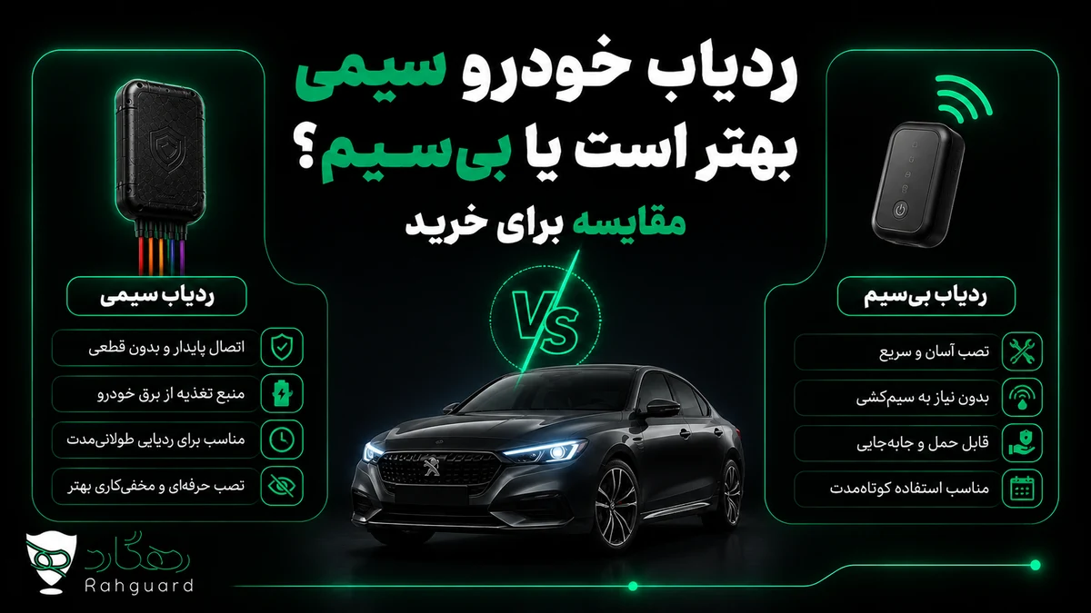 تصویر شاخص مقاله ردیاب خودرو سیمی بهتر است یا بی‌سیم؟ مقایسه برای خرید