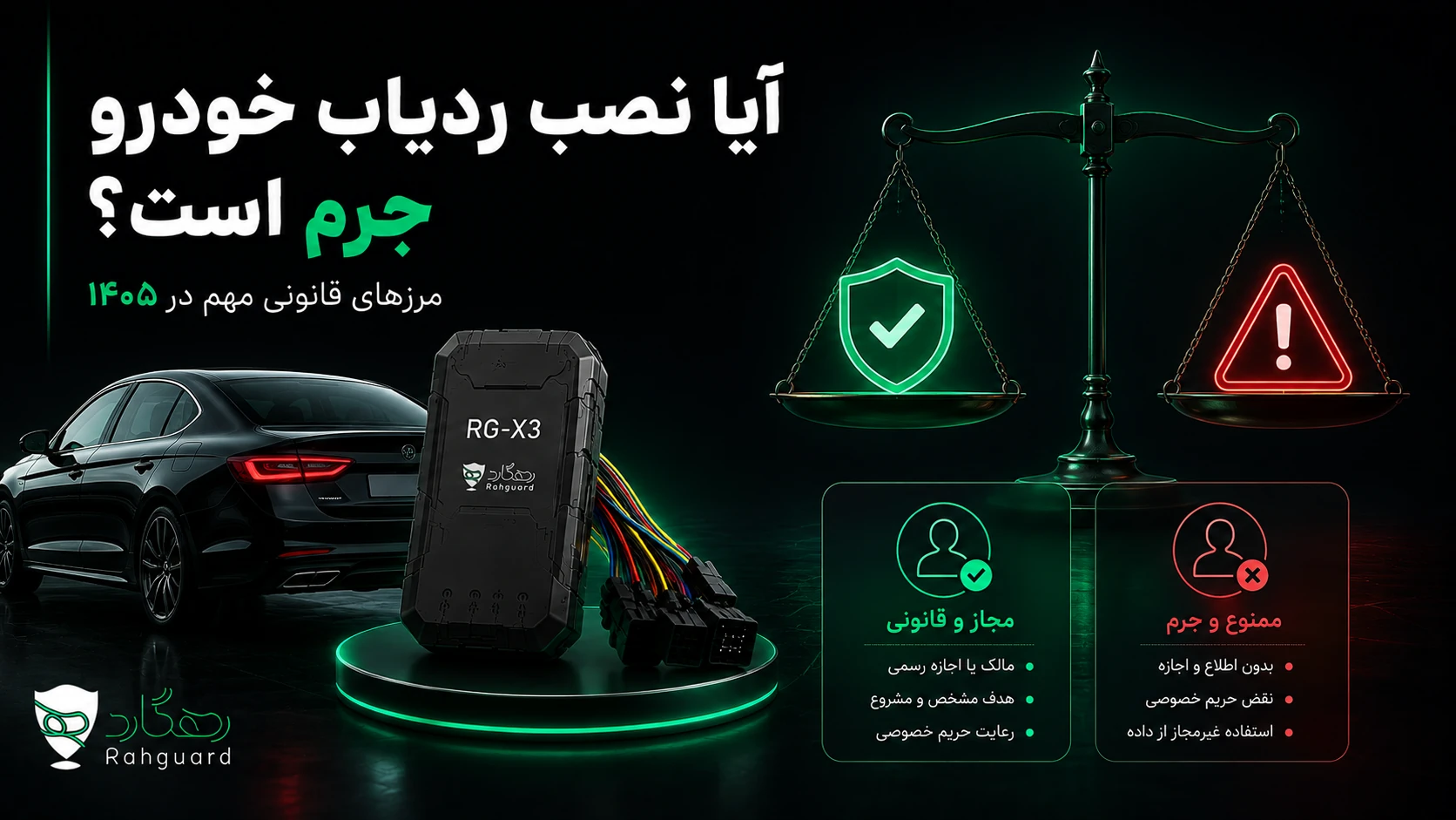 آیا نصب ردیاب خودرو جرم است؟ مرزهای قانونی مهم در ۱۴۰۵ در مطالب پربازدید رهگارد