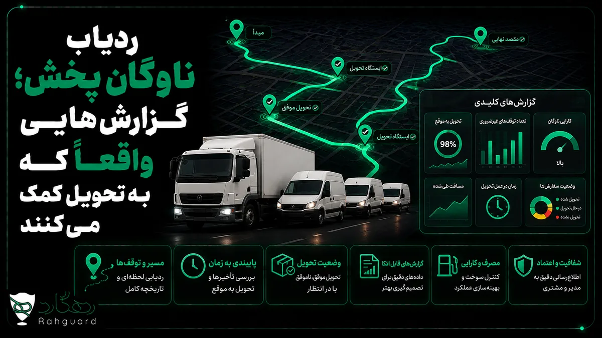 تصویر مقاله ردیاب ناوگان پخش؛ گزارش‌هایی که واقعاً به تحویل کمک می‌کنند